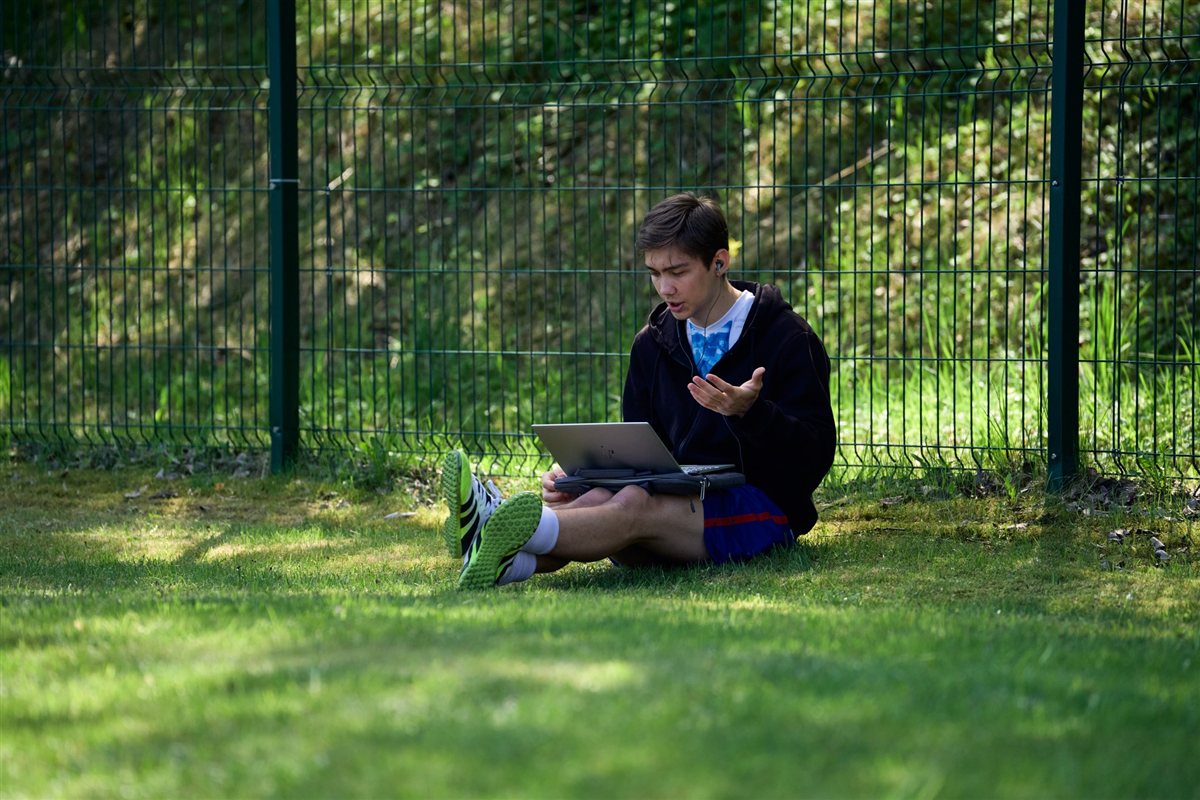 Taking a work call mid football tournament (we won it)